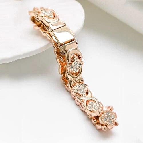 Diystar® Magnetic Copper Bracelet for Women. Pure Copper Magnetic Bracelet with 3800 Gauss Effective Magnets